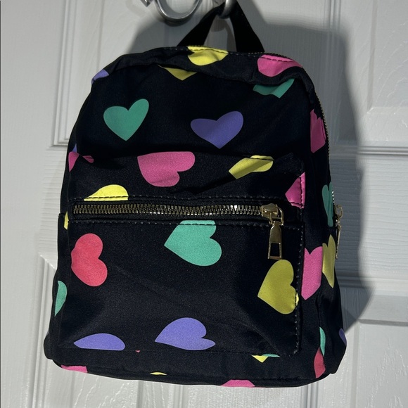 None Other - Colorful Heart Kids Backpack